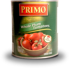 Primo Food Service Tomatoes Whole Plum 